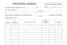 Protokół komisji Typograf