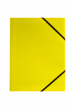 Teczka kartonowa A4 Tetis BT600 z gumką ŻÓŁTA