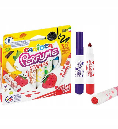 Pisaki zapachowe Carioca PERFUME STEMPLE 8 kolorów
