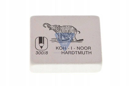 Gumka szkolna duża 300/8 56x50x16 mm Koh I Noor