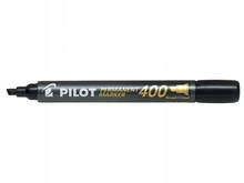 Czarny marker permanentny Pilot SCA 400 Ścięty