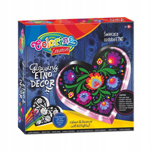 Colorino Creative Kids zestaw świecąca ozdoba Etno