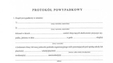Protokół powypadkowy uczniów