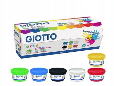 Farby do malowania palcami Giotto Finger Paint 6