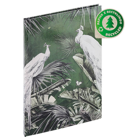 Brulion GRAND papier z recyklingu  A4/96 kartek - linia