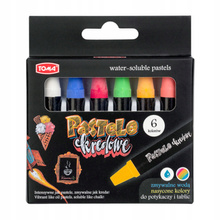 KREDKI PASTELE KREDOWE /KPL 6/ KOLORÓW