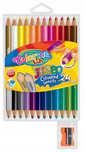 Kredki ołówkowe okrągłe Jumbo 12 sztuk Colorino