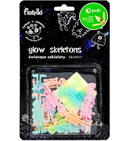 OZDOBY fluorescencyjne  SZKIELETY GR-GW11
