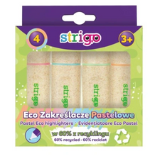Strigo zakreślasz w ekologicznej obudowie Hi-Text pastel 4 sztuki