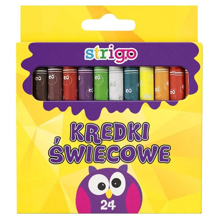 KREDKI ŚWIECOWE STRIGO 24KOL.
