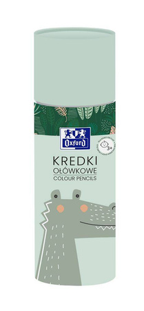 KREDKI OŁÓWKOWE OXF KIDS TUBA 24+2 KOL MIX