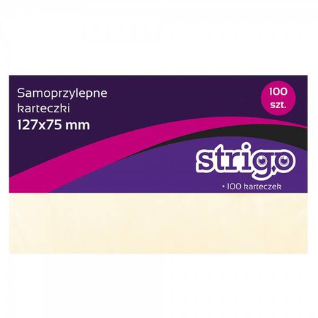 Karteczki samoprzylepne Strigo 125x75