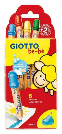 GIOTTO BEBE GRUBE KREDKI 6KOL.  FILA