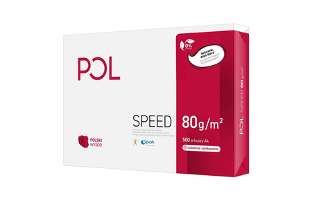 Papier biały do drukarki PolSpeed A4 80g