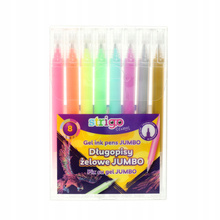 DŁUGOPIS STRIGO ŻELOWY JUMBO 8 KOLORÓW