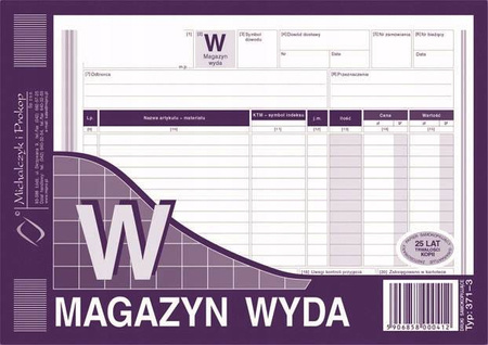 Magazyn Wyda Michalczyk i Prokop 371-3 A5 80kartek