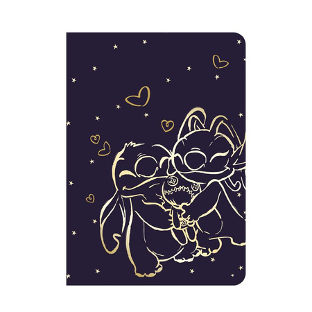 DISNEY GOLD ZESZYT A5 32K KRATKA WZÓR 2 STITCH