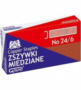 Zszywki miedziane 24/6 GRAND