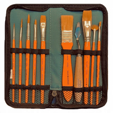 SIMPLY ACRYLIC SH 10 BRUSH ZIP CASE filA