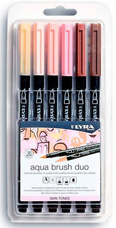 LYRA PISAKI AQUA BRUSH SET SKIN 6 SZT