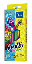 Kredki ołówkowe Tetis KT003 tetiski 12 kolorów