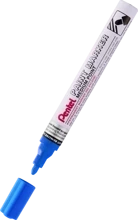 Marker zdobniczy aluminiowa obudowa niebieski Pentel