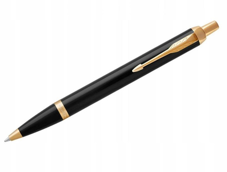 Parker IM Black Laquer GT zestaw podwójny M