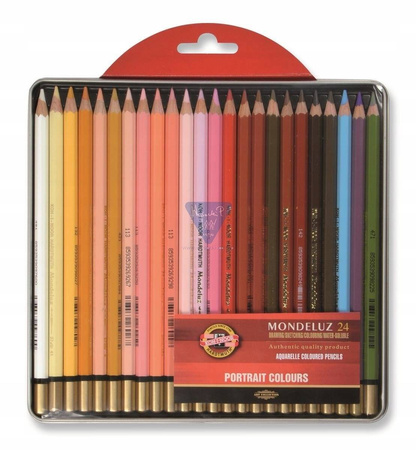 Kredki akwarelowe Mondeluz 24 kolory Koh&Noor