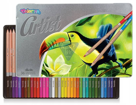Colorino kredki ołówkowe Artist 36 kol.