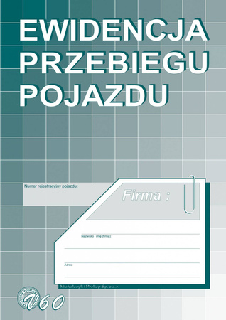 EWIDENCJA PRZEB.POJ.V-60/