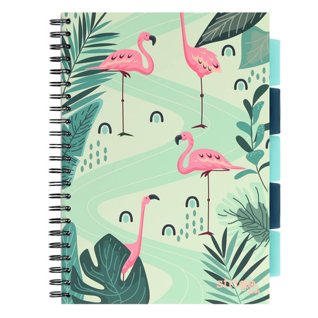 Kołozeszyt STRIGO PADS Project Book A4 kratka Jungla zielony