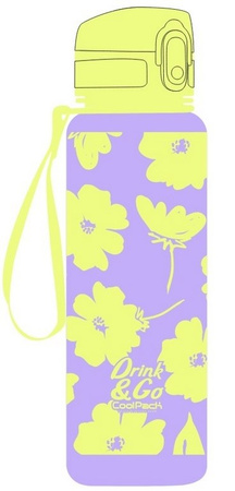 COOLPACK BRISK BIDON 600ML FLORES LILA