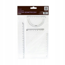 Zestaw geometryczny transparent GR-032T
