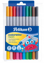 Flamastry Pelikan Colorella Twin C304 10 kolorów
