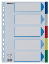 PRZEKŁ.ESS.A4 PLAST.PP 5CZ