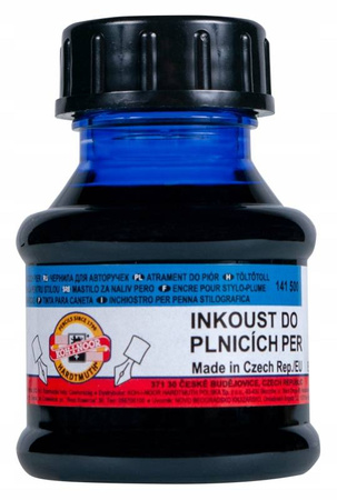 Atrament to piór wiecznych Koh i Noor niebieski