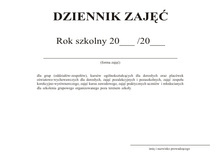 Dziennik zajęć pozalekcyjnych