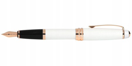 Pióro Cross AT0456-22 Bailey Białe Rose Gold F