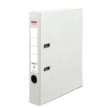 Segregator Herlitz Q.file 5 cm BIAŁY