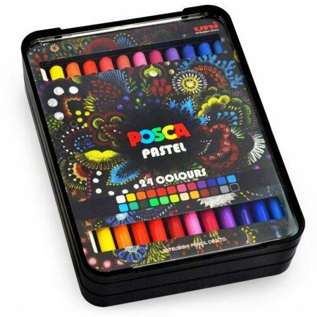 KREDKI POSCA KPA-100 24 KOL. PASTEL UNI