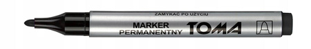 Toma TO-090-32 Marker permanentny CZARNY okrągły