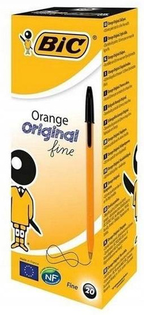 DŁUGOPIS BIC ORANGE CZARNY