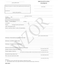 Arkusz ocen dla uczniów technikum