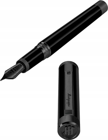Zero Pióro wieczne, Ruten Ultra Black, stal 14K EF