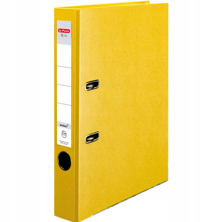 Segregator Herlitz Q.file 5 cm ŻÓŁTY