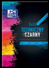 Blok techniczny Oxford A3 10 kartek czarny