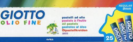 GIOTTO PASTELE OLEJNE 25 SZT FILA