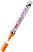 Marker zdobniczy aluminiowa obudowa pomarańczowy Pentel