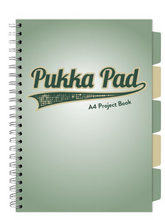 Pukka Project Book Sage A4 kratka zielony