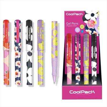 COOLPACK DŁUGOPIS ŻELOWY MIX FLORES COLLECTION